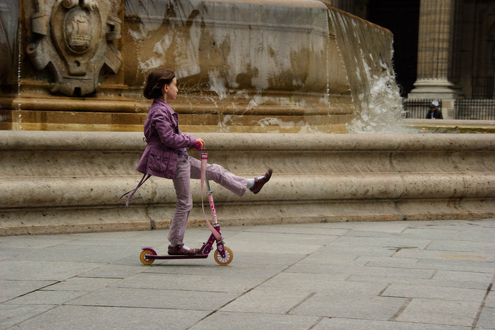 Kid on Scooter #2, Paris