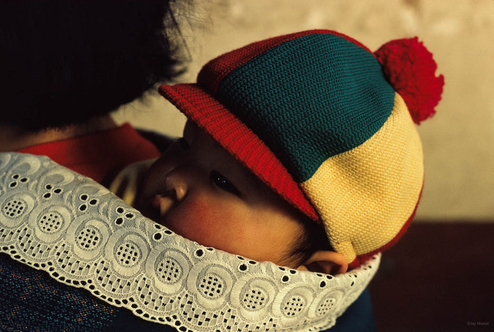 Mom with Child, Lace and Color, Tokyo