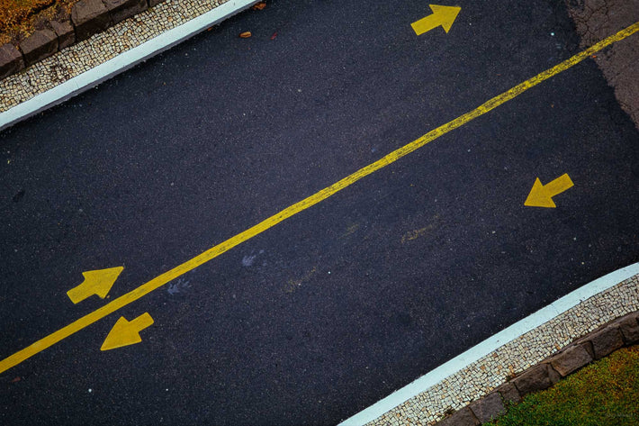 Arrows in Street, Rio de Janeiro