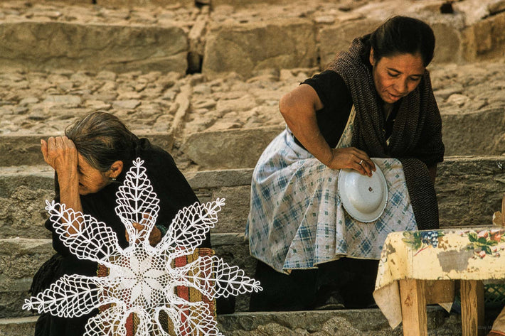 Two Women, Lacework, Mexico