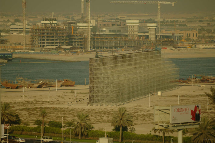 Back of Huge Billboard, Dubai