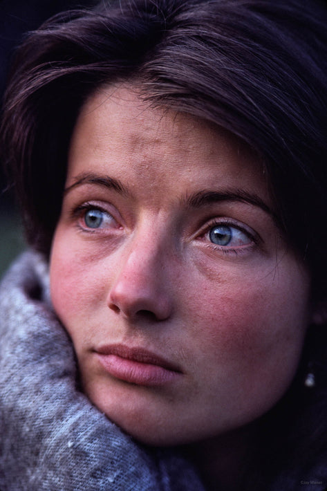 Close-up, Wide Open Eyes, Girl's Face, London