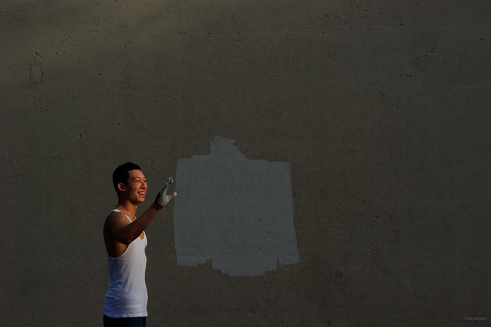 Man, Handball Wall, NYC