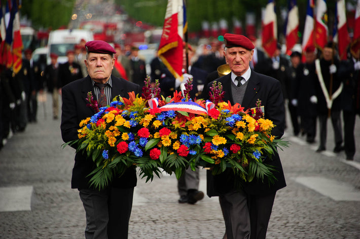 Front View with Flowers, Paris