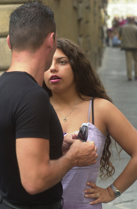 Boy Girl Confrontation, Siena