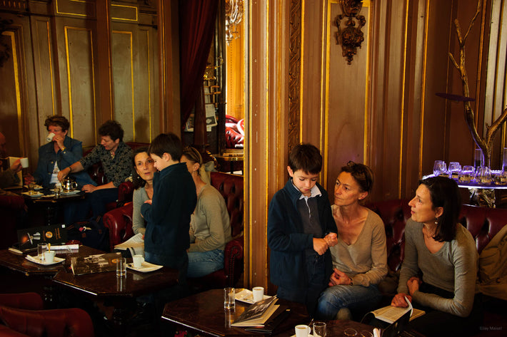 Women Talking to Boy, Paris