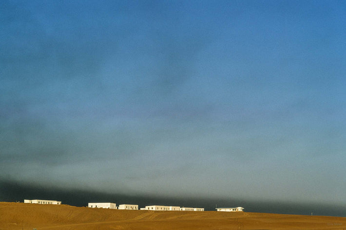 Desert, White Building, Abu Dhabi