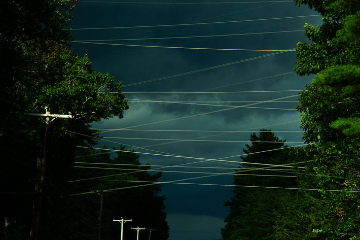 Highway, Wires and Trees, Maine