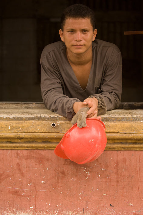 Young Man, Helmet, Amazon, Brazil