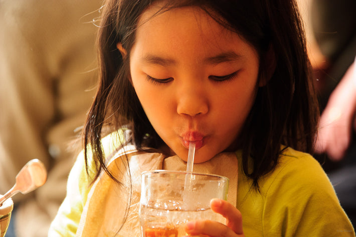 Chinese Girl with Straw,  NYC