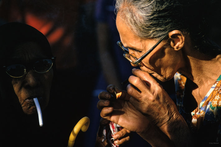 Two Women, Cigarettes, Philippines