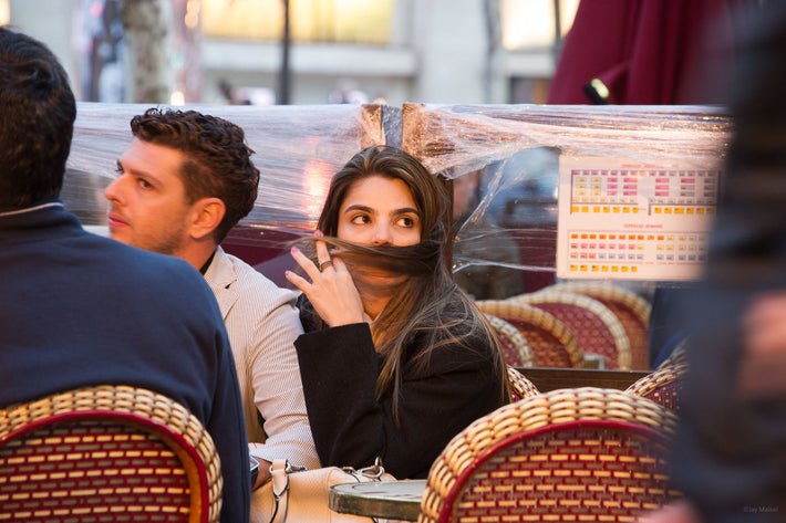 Hair as Mustache, Paris