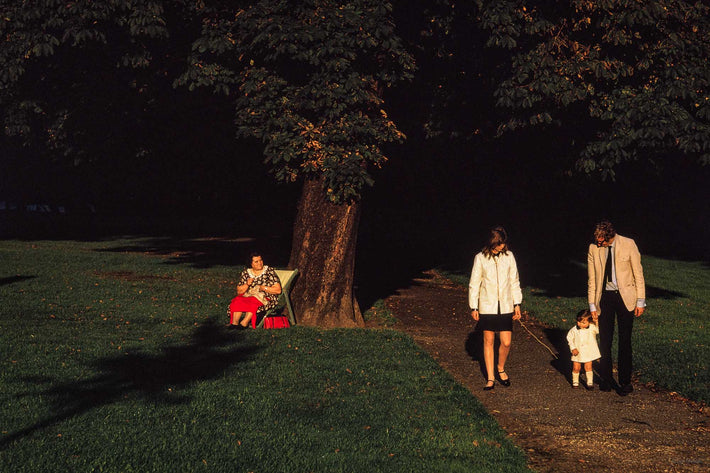 Park, Woman Sewing, Man and Woman with Child, London