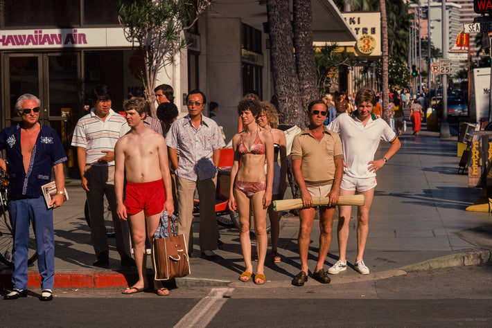 People at Intersection, Hawaii